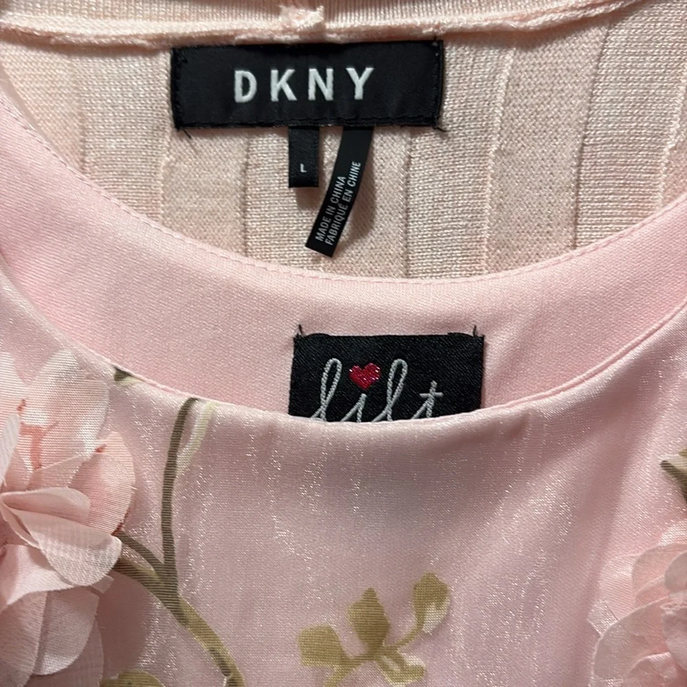 Lilt Pink Floral Kids Dress - Picture 7 of 8